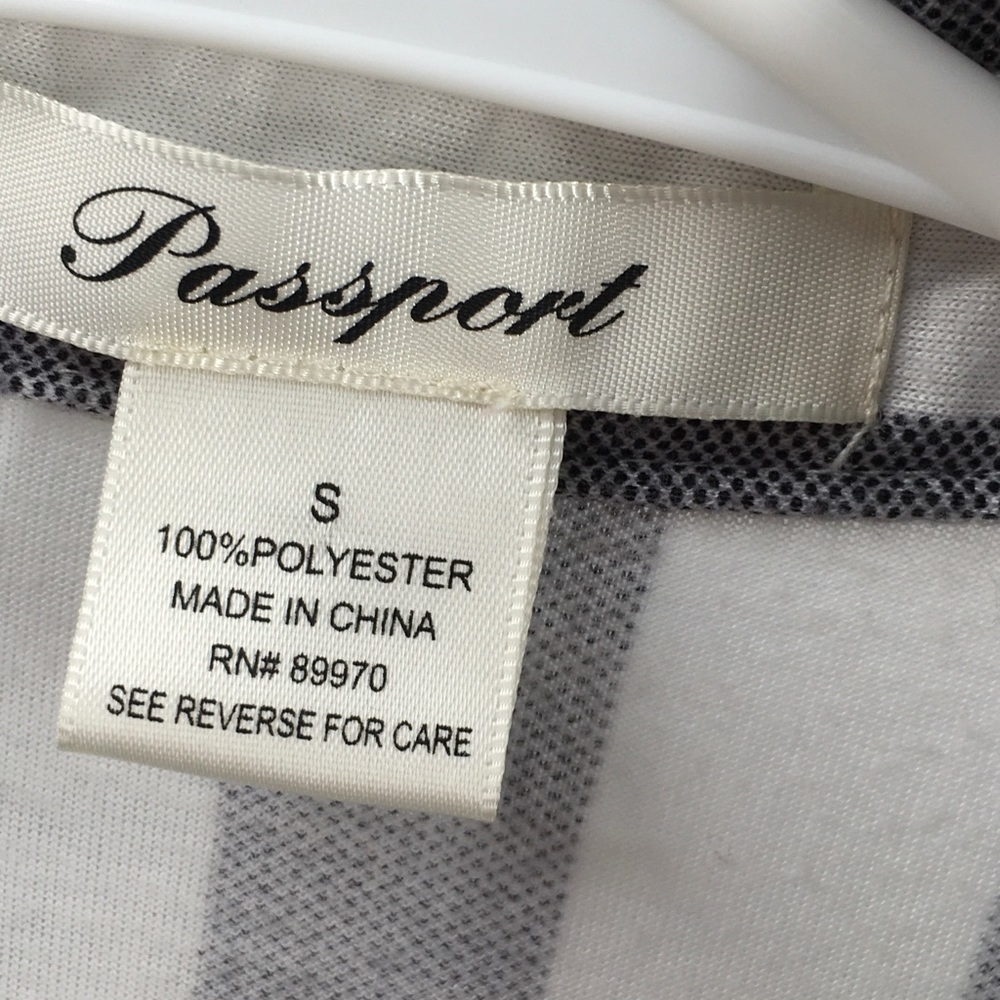 Passport Stripe Button Tie Casu Soft Tunic - image 4